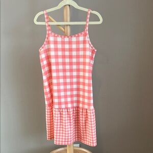 ⭐️⭐️PICK 5 / $20 Cat & Jack Girls Pink Gingham Summer Nightgown Medium 7/8